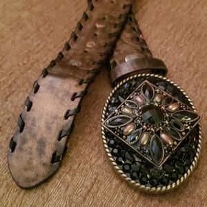 Embellished Gorgeous  Leather  Copper  with